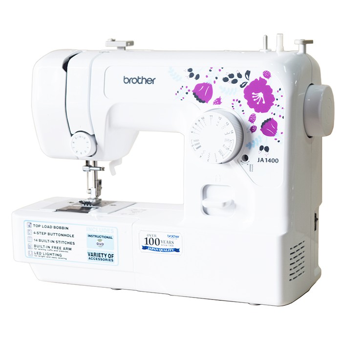 Jual Mesin Jahit BROTHER JA 1400 - JA1400 - JS1410 Portable Multifungsi ...