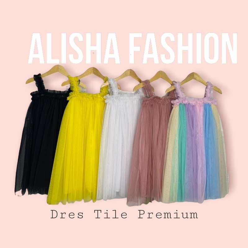 Jual Dres Tilee premium/ Gaun Tile anak premium | Shopee Indonesia