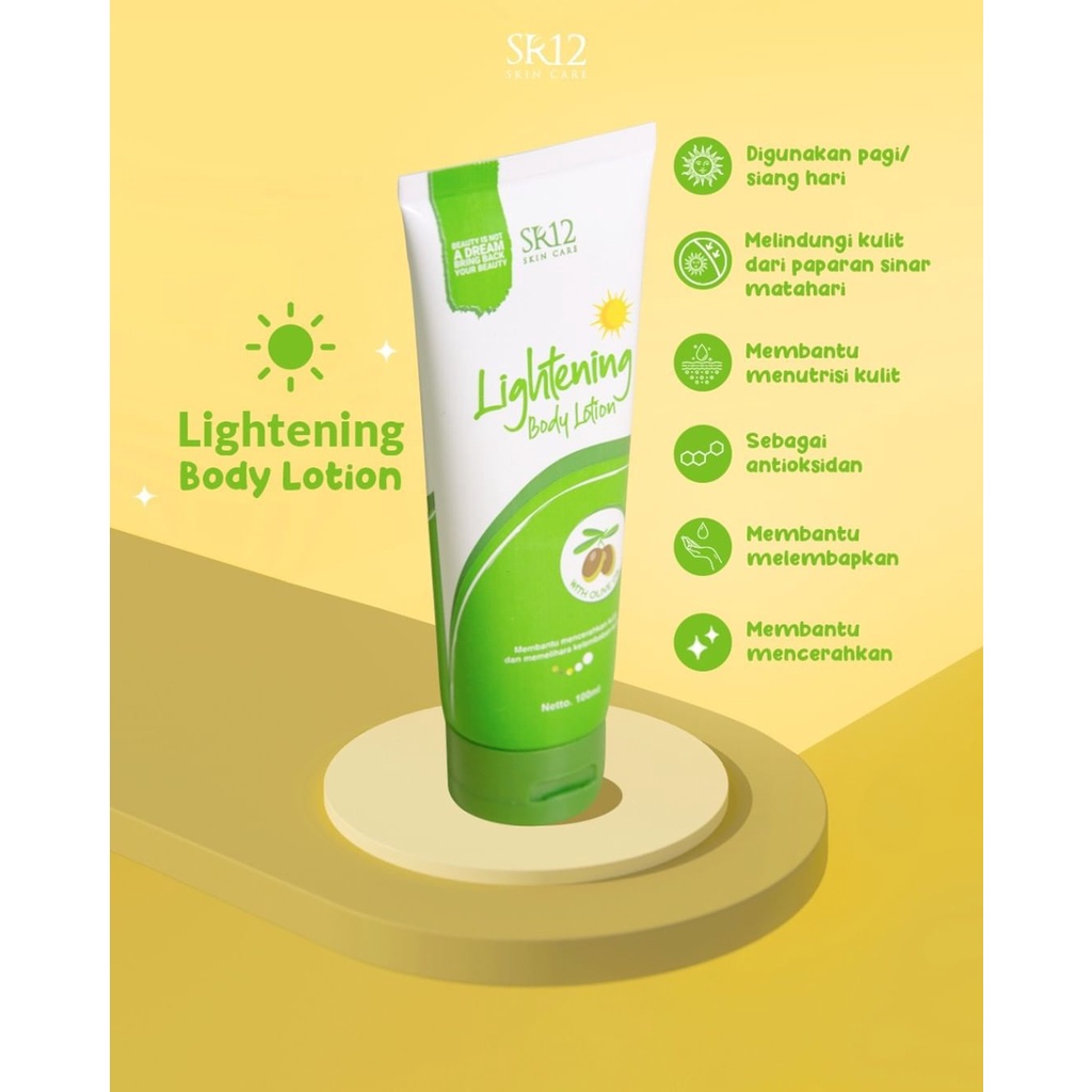 Jual WHITENING BODY LOTION SR12 WITH SPF 30 MENCERAHKAN DAN