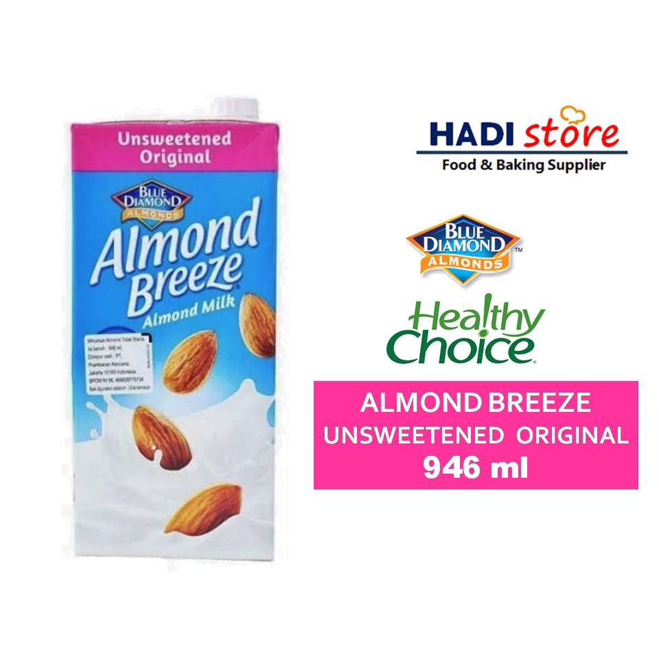 Jual Blue Diamond Susu Almond Breeze Milk I Unsweetened Original 946 Ml Shopee Indonesia 3062