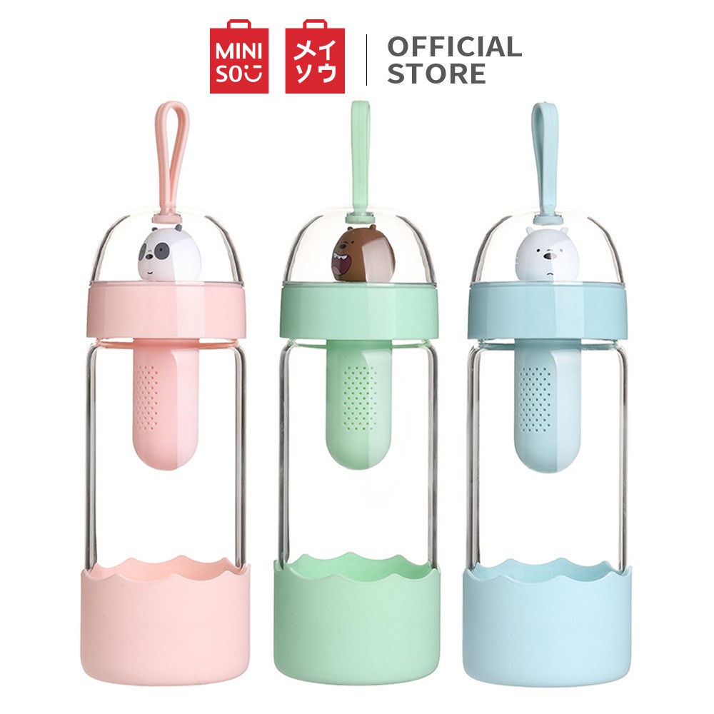 Jual Miniso official We bare bear Tea botol teh brewing tea bottle ...