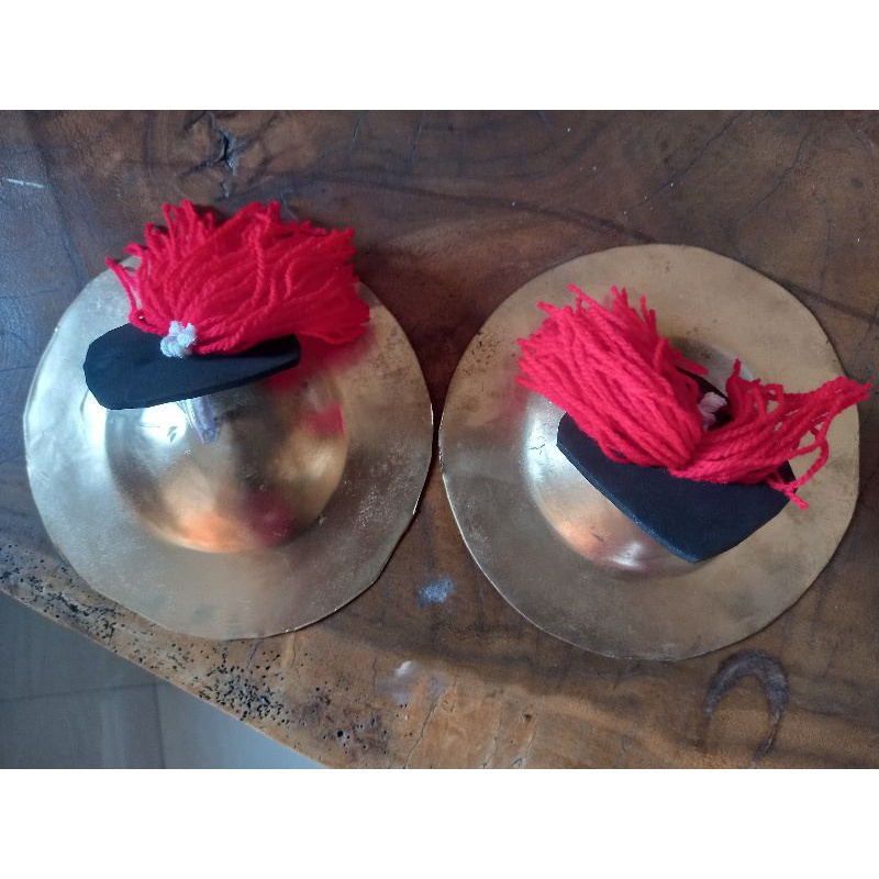 Jual Alat Musik Simbals Size Medium/ Mainan alat musik Ceng-ceng dari