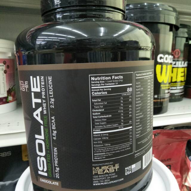 Jual MUSCLEFEAST MUSCLE FEAST ISOLATE WHEY PROTEIN RASA LEZAT ASELI ...