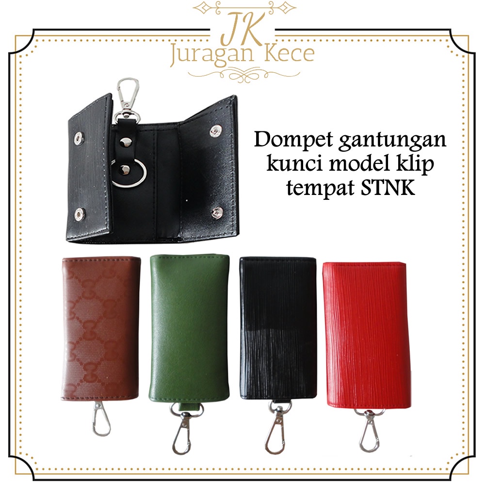 Jual Dompet Kunci Tempat STNK Mobil / Motor Gantungan Kunci Model Klip ...