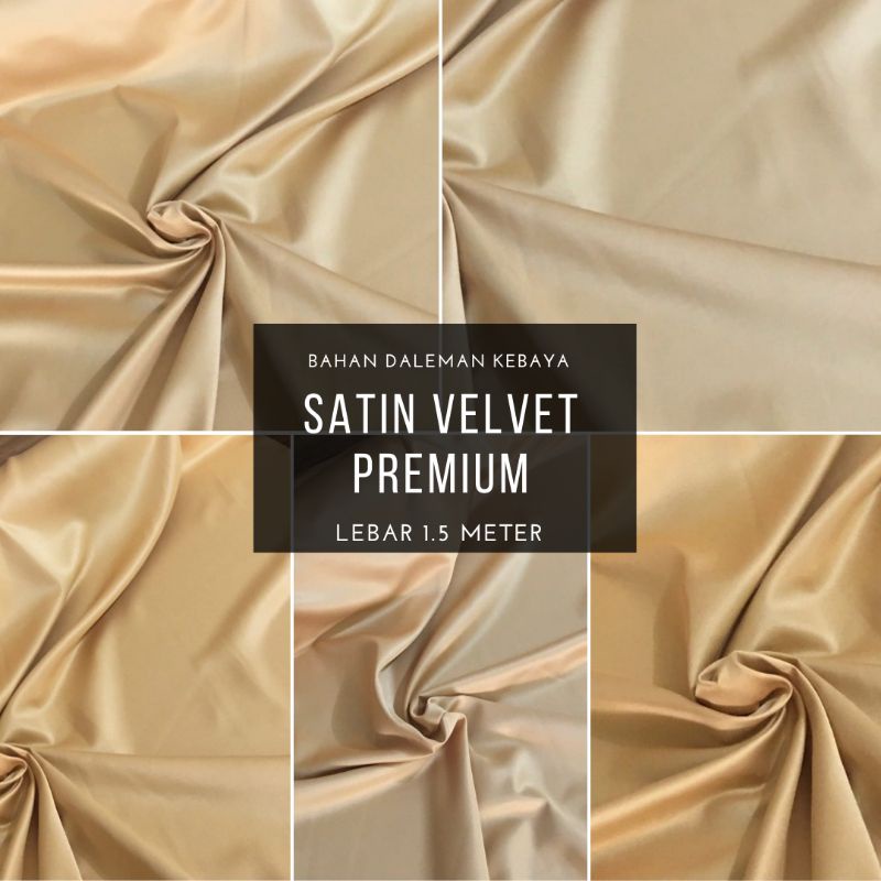 Jual Bahan Kain Futing Satin Velvet Premium Background Backdrop Foto