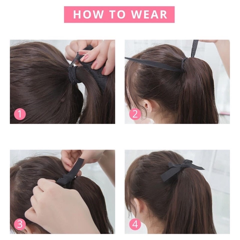 Jual May stay Wig Ponytail Untuk Anak Rambut Palsu Extensions Ponytail ...