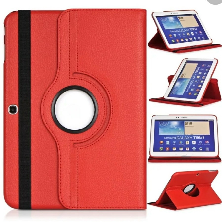 Jual Samsung Galaxy Tab GT- P5200 P5210 Sarung Putar Kulit