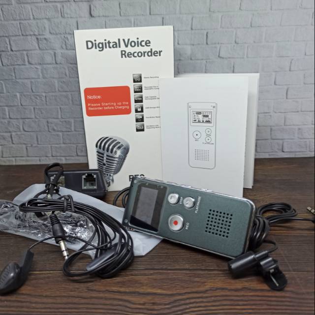 Jual Komplit set Perekam suara digital voice recorder usb mp3 player 8 ...