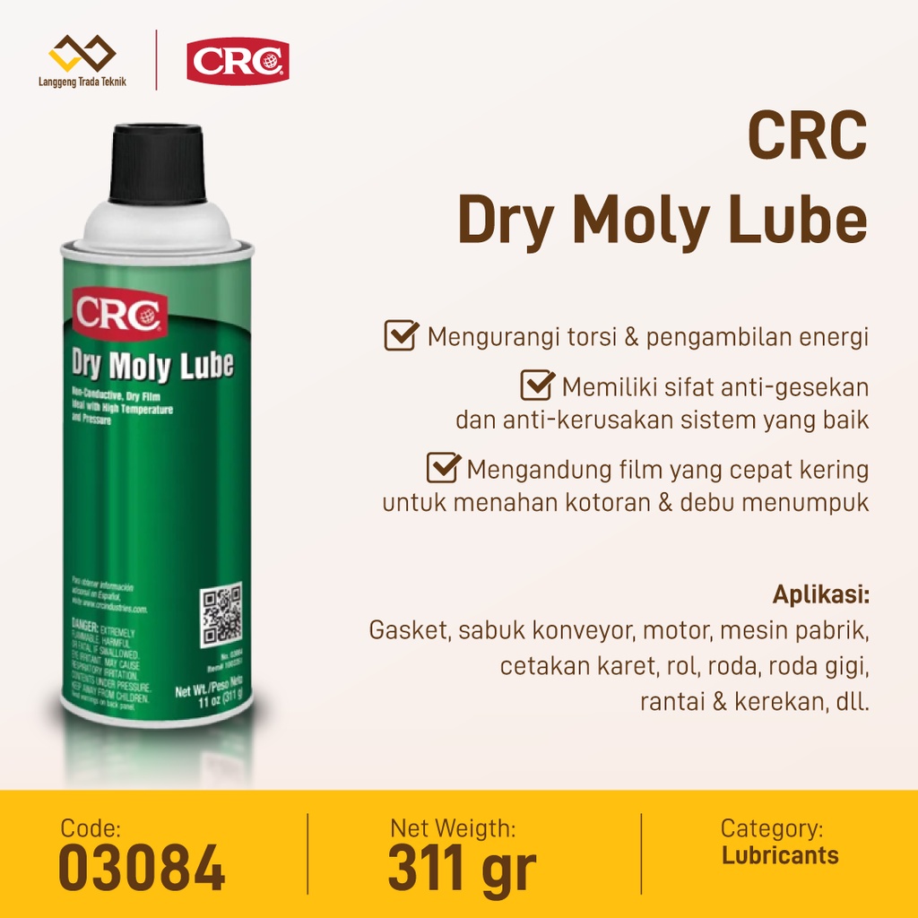 Jual CRC Dry Moly Lube 03084 Shopee Indonesia