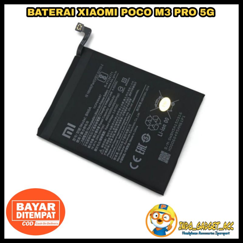 Jual Baterai Batre Batrei Battrey Xiaomi Xiaomi Poco M3 5g Pocophoone M3 5g Bn5a Shopee 1568