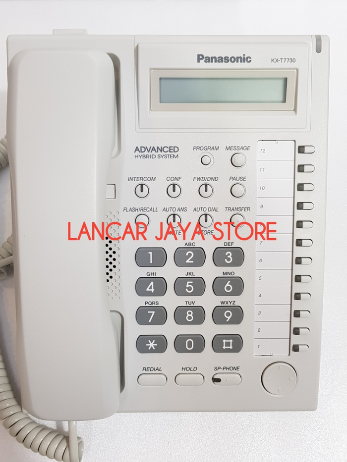 Jual Telephone Key Panasonic KX-T7730 (White) | Shopee Indonesia