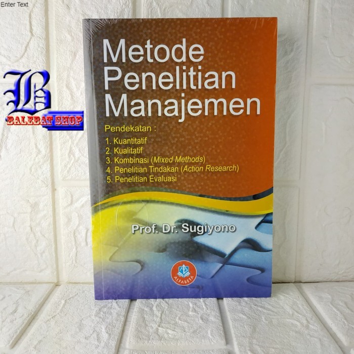 Jual Buku METODE PENELITIAN MANAJEMEN . ALFABETA ORIGINAL | Shopee ...