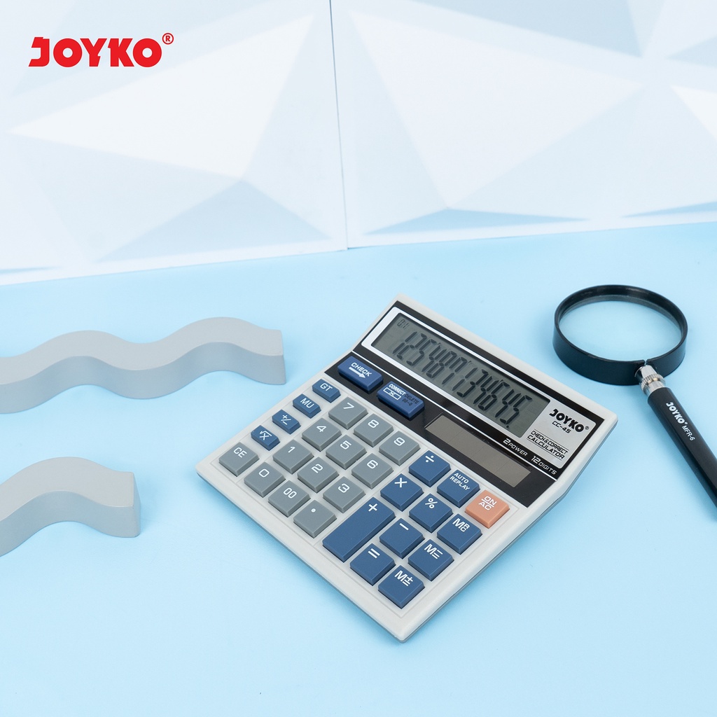 JOYKO Calculator Kalkulator CC-45 12 Digits Check & Correct (7)
