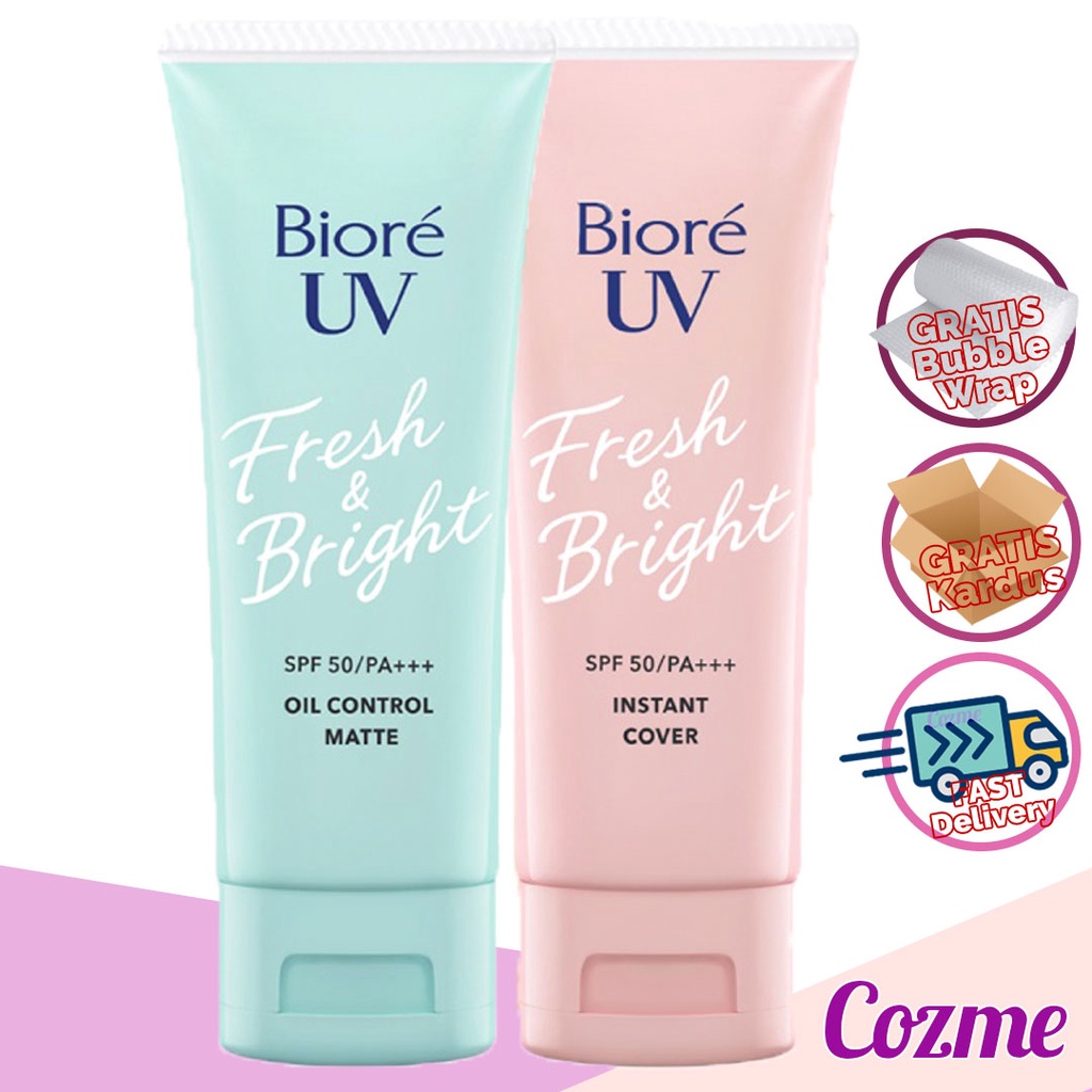Jual BIORE UV Fresh&Bright Sunscreen 30gr | Shopee Indonesia