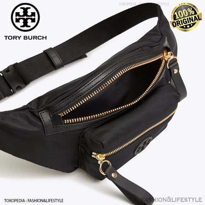 Tory Burch Tilda Nylon Belt Bag Black Tory Burch Waist Bag Original