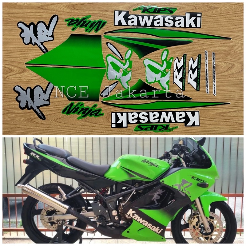 Jual Stiker striping Ninja RR 2010 Hijau SE Special Edition | Shopee ...