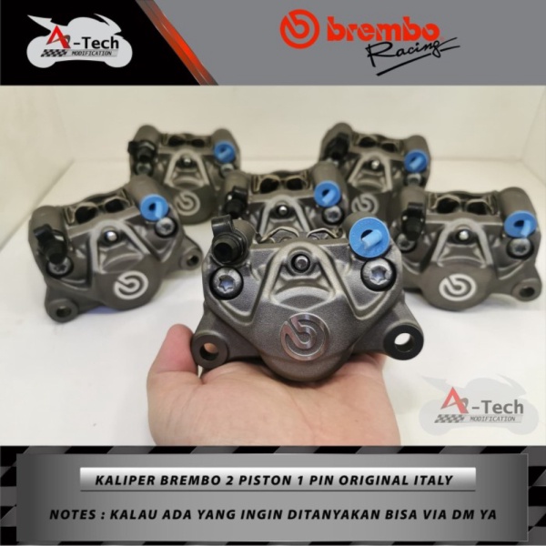 Jual Jual Tools Kaliper Brembo Piston Pin Grey Silver Logo Original Italy Murah Shopee