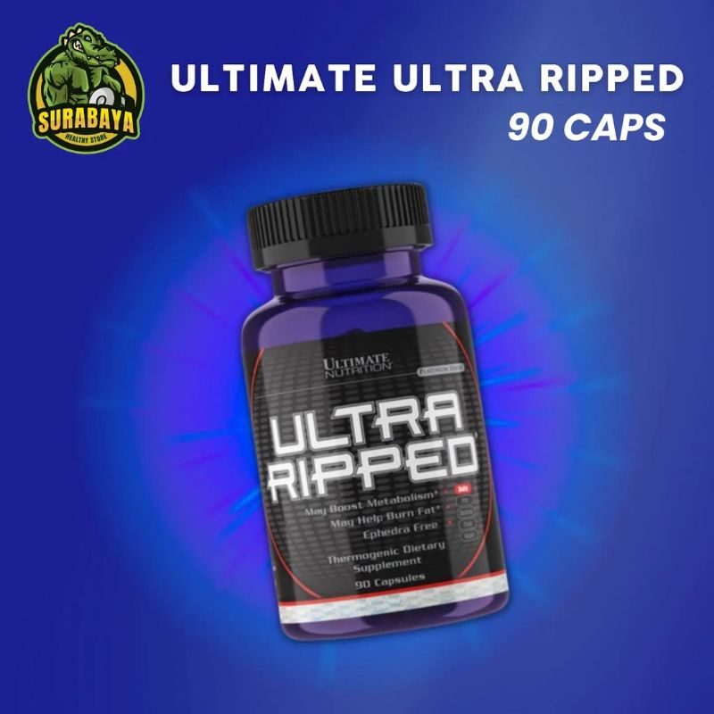 Jual Ultimate Nutrition Ultra Ripped 90 180 Capsules Fat Burner ...