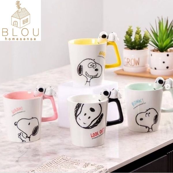 Jual Gelas Snoopy Peanut Snoopy Mug Blou Homesense Shopee Indonesia 8550