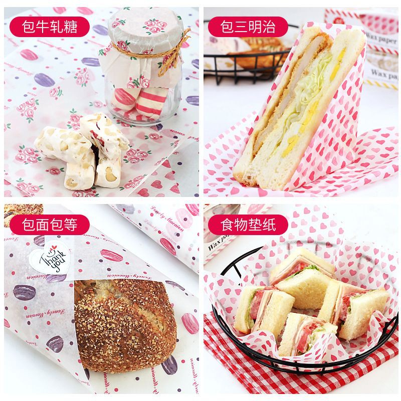 Jual wax paper / baking paper motif / kertas roti | Shopee Indonesia