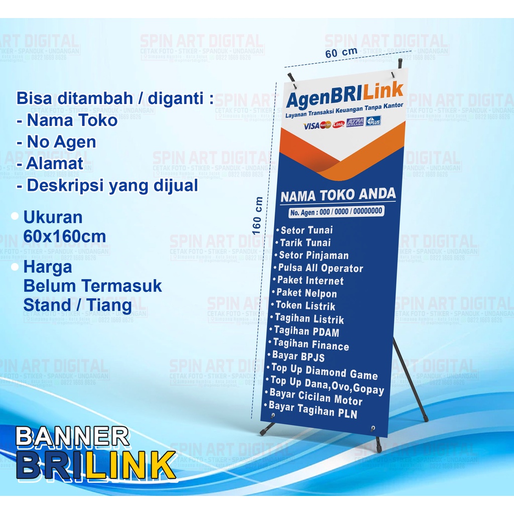 Jual SPANDUK BRILINK / BANNER BRILINK / SPANDUK AGEN BRILINK | Shopee ...