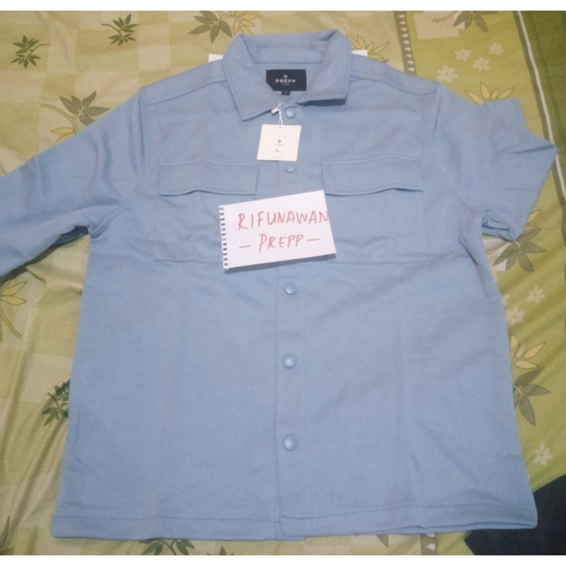 Jual Shaket Jacket Preppstudio (M) (Faded Blue) | Shopee Indonesia