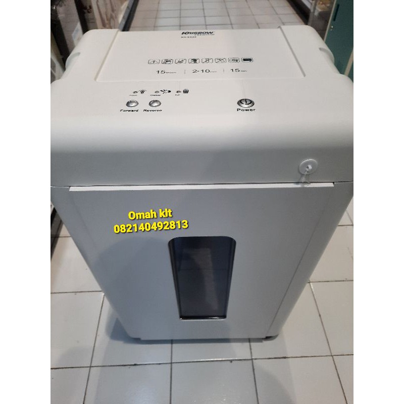 Jual Krisbow Mesin Penghancur Kertas Papper Shredder SD9520 15sheet ...