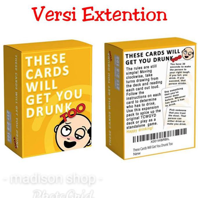 Jual These Cards Will Get You Drunk Too Kartu Mainan Drinking Game Fun