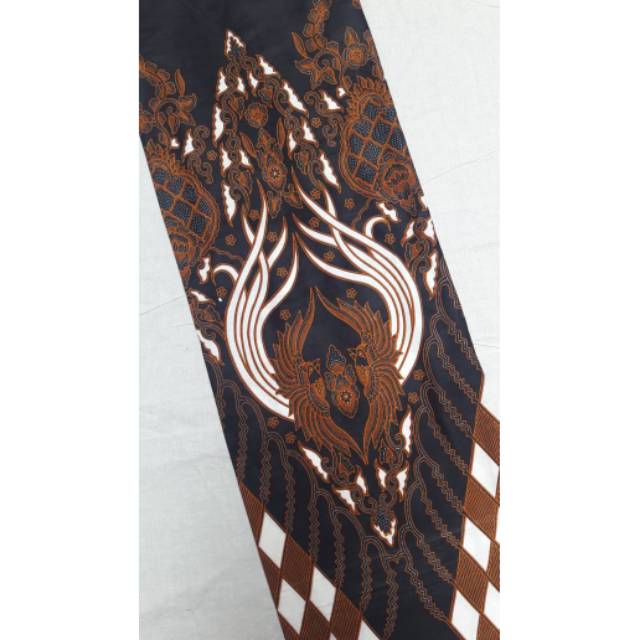Jual Kain Batik Printing Jarik Sogan Hitam Manis Primis Keren Seragam ...