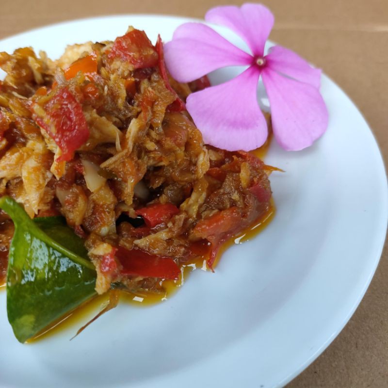 Jual 𝗧𝗲𝗿𝗹𝗲𝗻𝗴𝗸𝗮𝗽 Sambal Ayam Suwir, Sambel Cumi, Teri, Embe, Bawang 