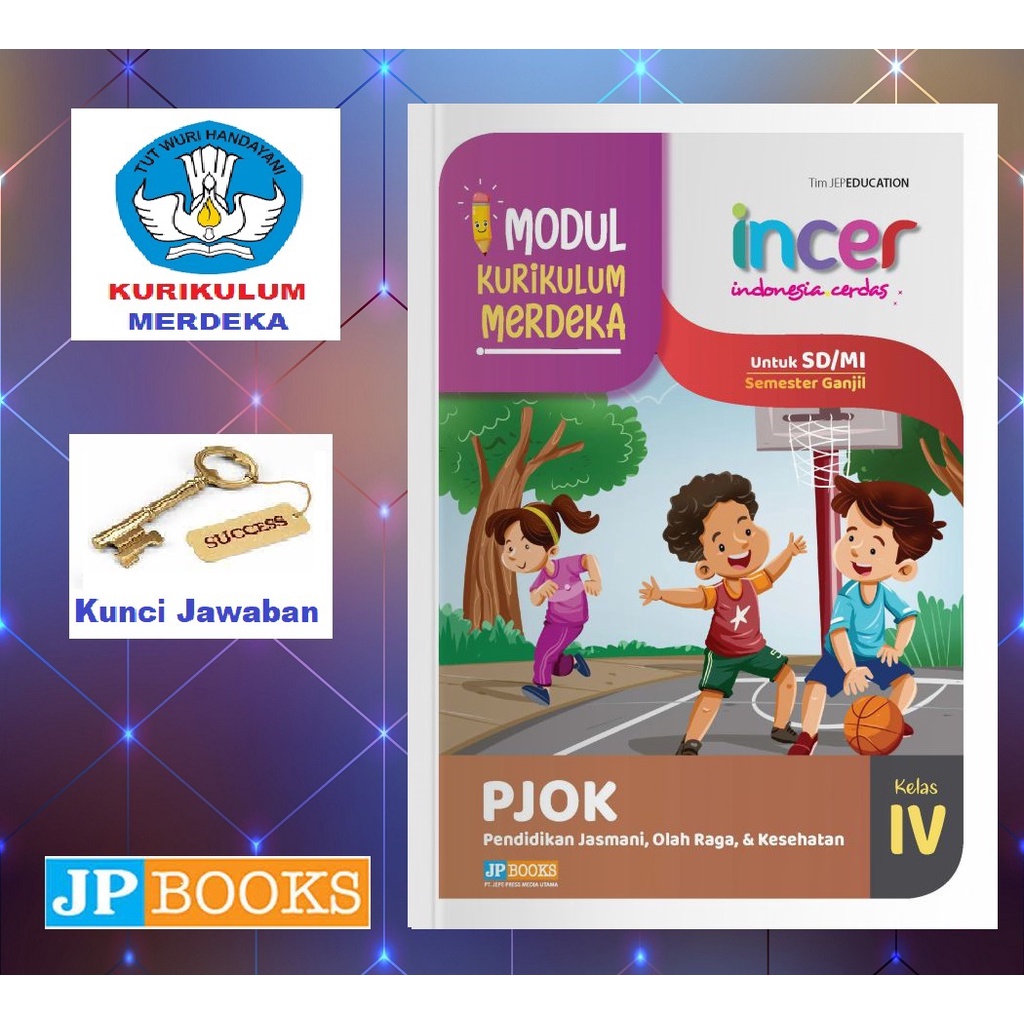 Jual Buku Latihan Soal PJOK SD Kelas 4 Modul Incer Kurikulum Merdeka ...