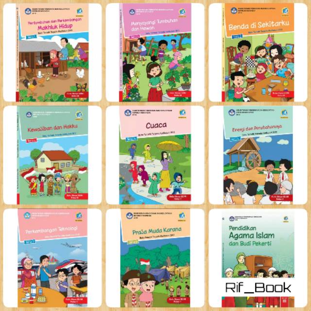 Jual BUKU TEMATIK KELAS 3 SD MI TEMA 1 2 3 4 5 6 7 8 BUKU TEMA SD K13 ...