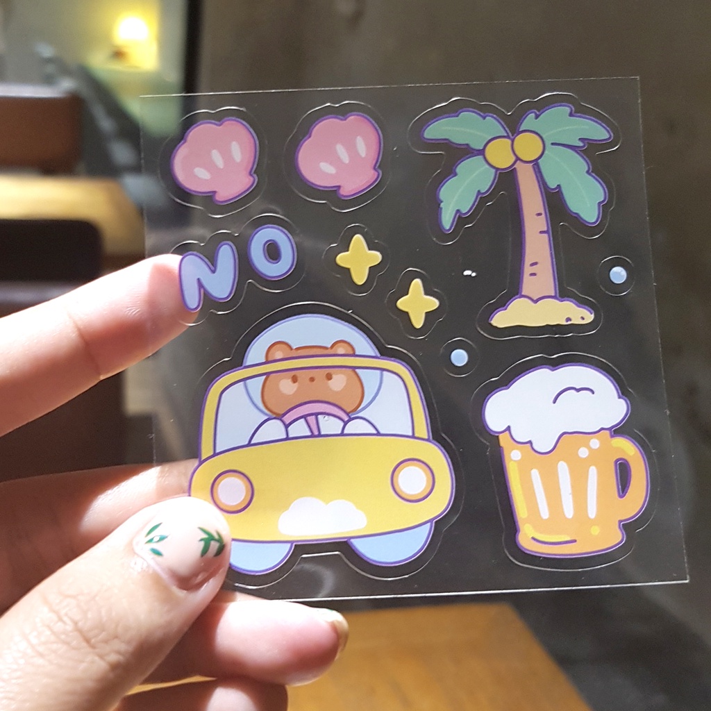 Jual Sticker Tumblr / Cute Rabbit / Per Pack isi 5 pcs / Sticker Pack ...