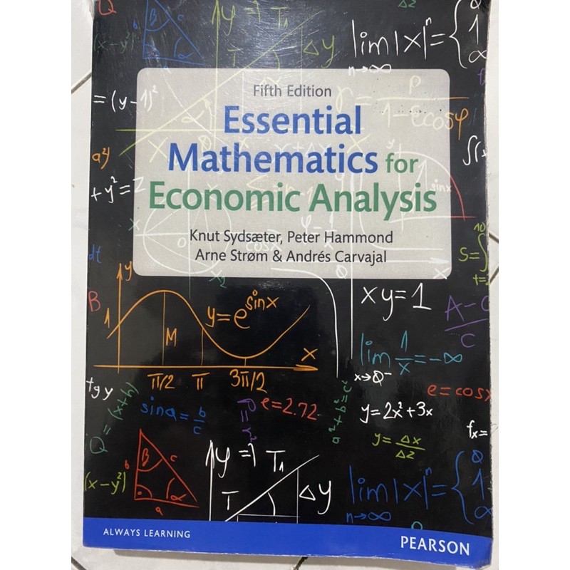 Jual Buku Essential Mathematics For Economic Analysis Fifth Edition ...