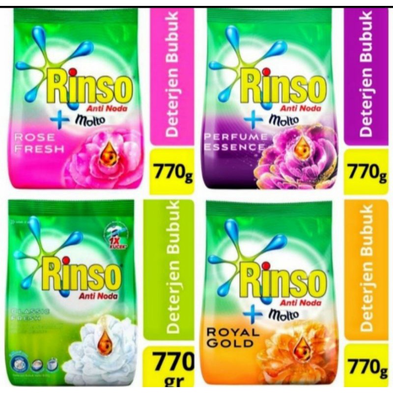 Jual rinso antinoda 770gram/ rinso molto 770 gram | Shopee Indonesia