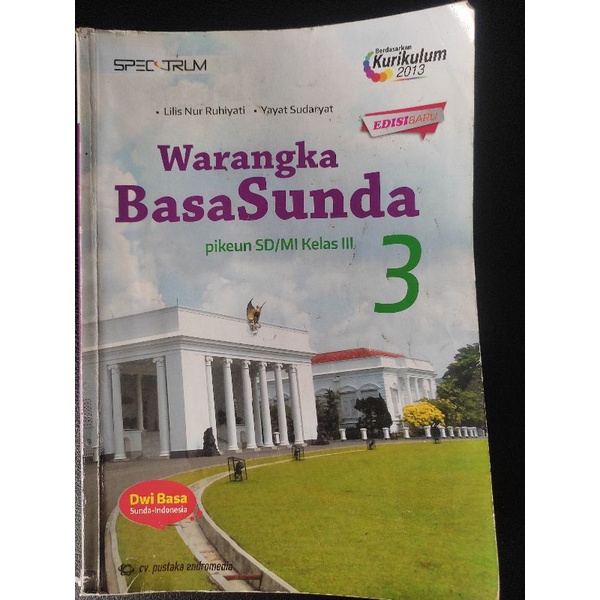 Jual Buku Bahasa Sunda Kelas 3 SD Warangka BasaSunda Dwibasa Sunda ...