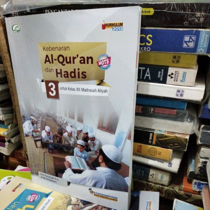 Jual BUKU AL-QUR'AN DAN HADIS KELAS 12/XII/3 SMA ALIYAH REVISI HOTS ...