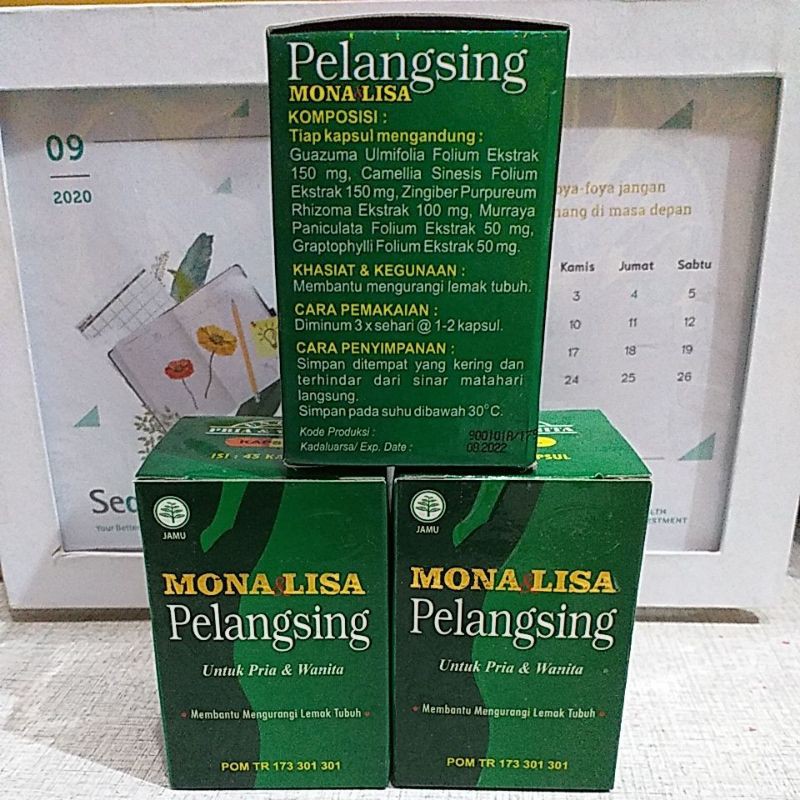 Jual Monalisa Pelangsing Isi 45kapsul Monaandlisa Shopee Indonesia