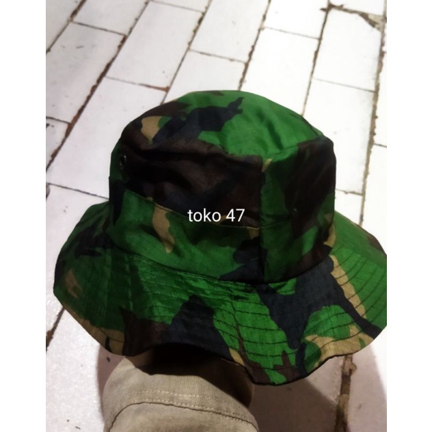 Jual TOPI RIMBA DORENG TNI ANTI AIR / RIMBA MALFINAS/ TOPI RIMBA LIPAT ...