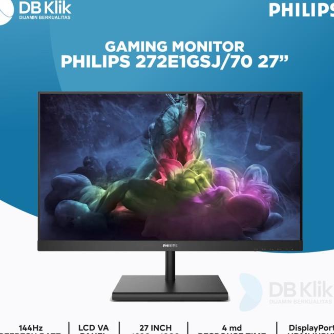 Jual Led Monitor Gaming Philips 272E1Gsj/70 27 Inch 144Hz Full Hd Hdmi ...