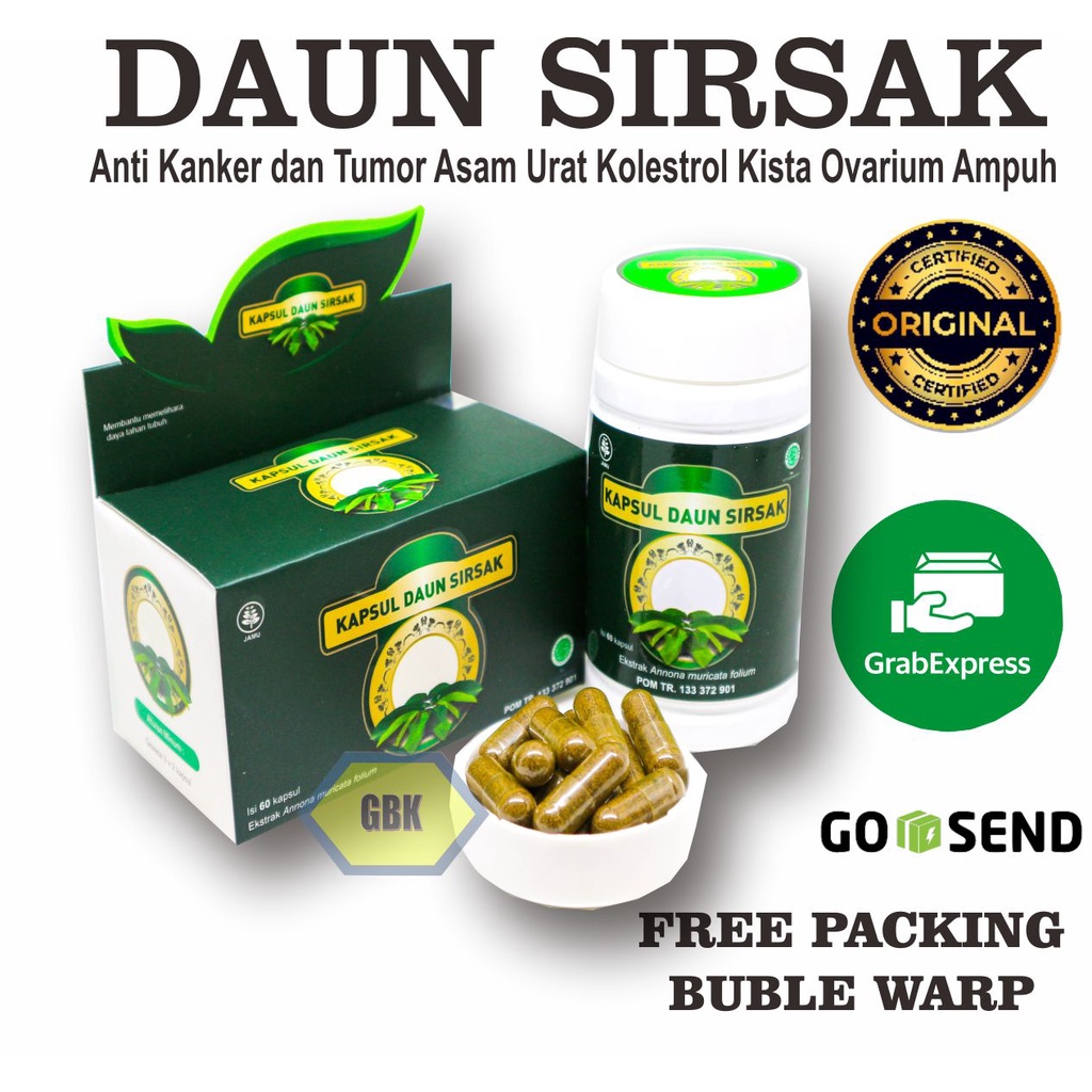 Jual Daun Sirsak Naturafit Ekstrak Daun Sirsak Menjaga Daya Tahan Tubuh Herbal Shopee