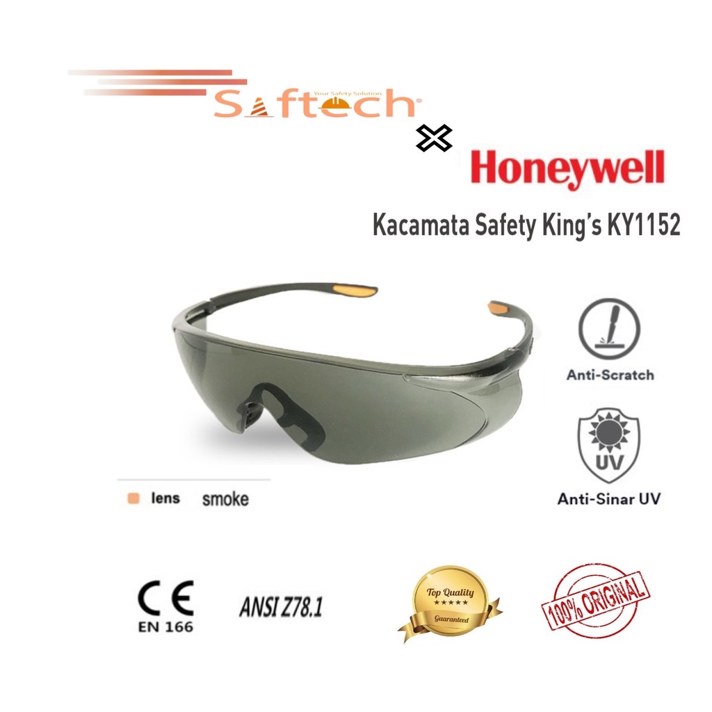 Jual Kacamata Safety King's Honeywell Original KY1151 KY1152 clear