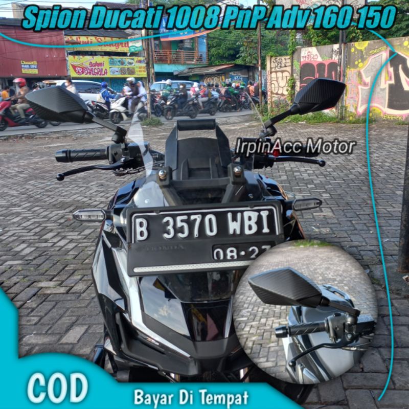 Jual Spion Ducati Nemo Adv Pcx Aerox Vario Pnp Honda Dan Yamaha Shopee Indonesia