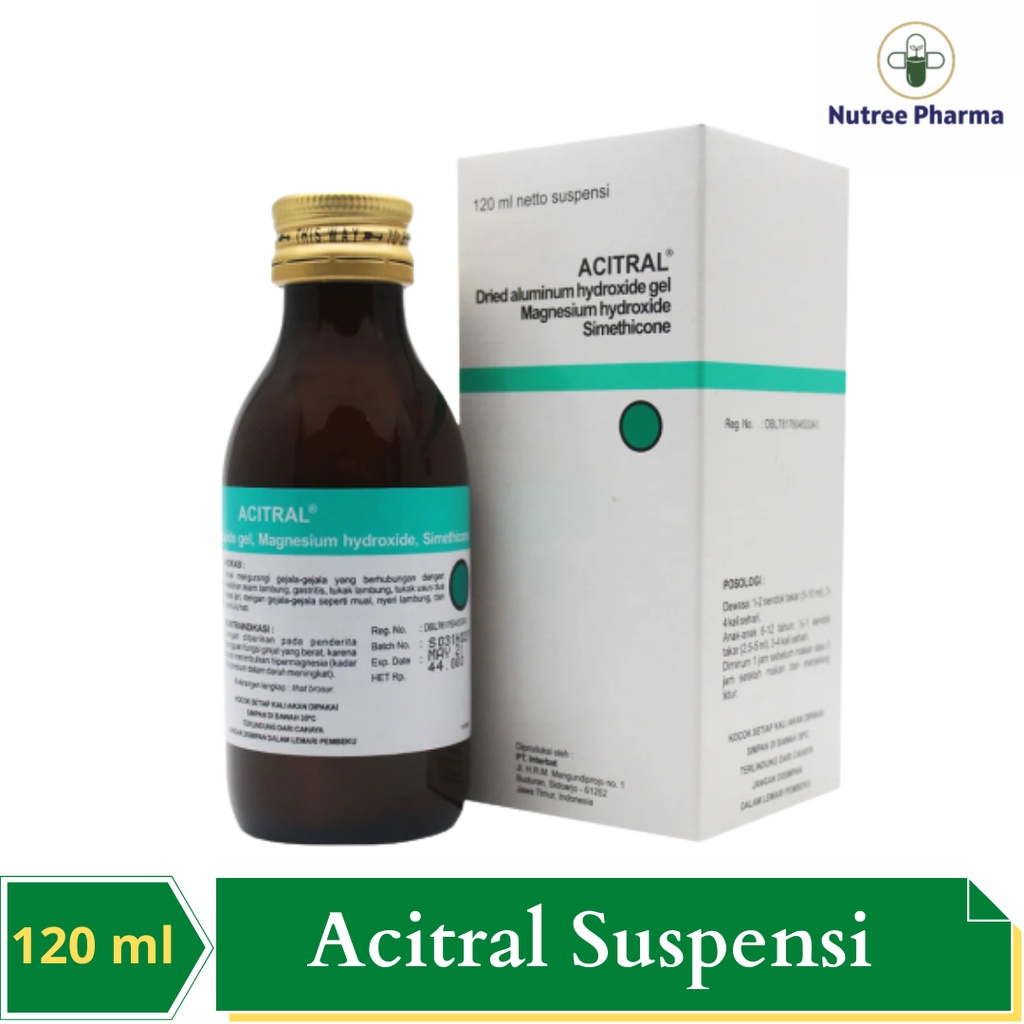 Jual Acitral Suspensi 120 ml | Shopee Indonesia
