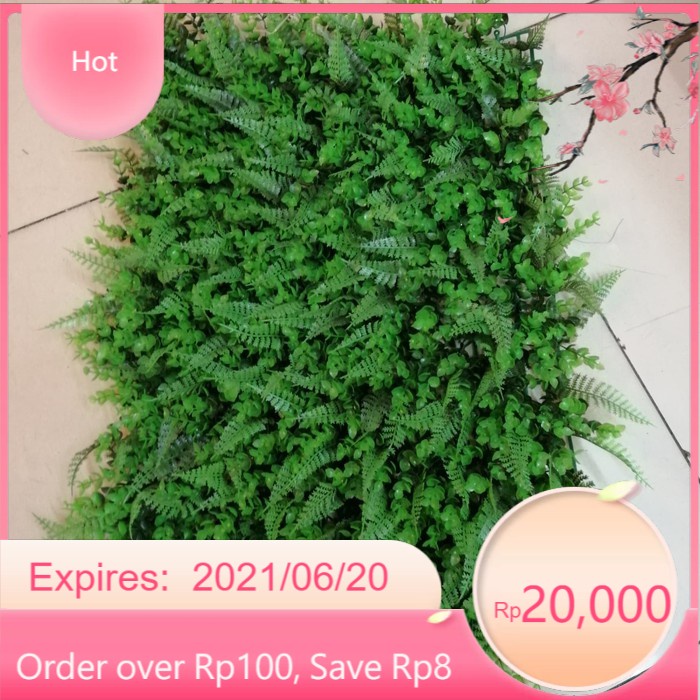 Jual tanaman rambat pakis sintetis hiasan dinding artificial - pohon ...
