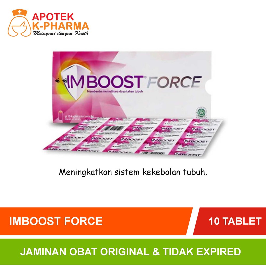 Jual Imboost Force Strip Isi 10 Tablet Obat Original Soho | Shopee ...