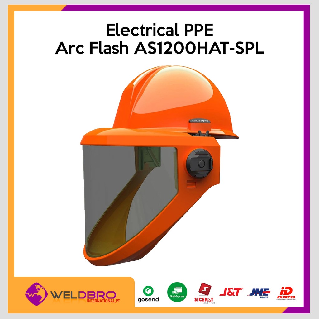 Jual Arc Flash Face Shield Honeywell Salisbury AS1200HATSPL Electrical