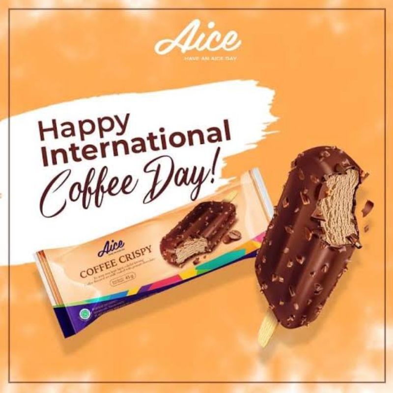 Jual Ice Cream Aice Coffee Crispy / Eskrim Coffee Crispy Aice / Makanan