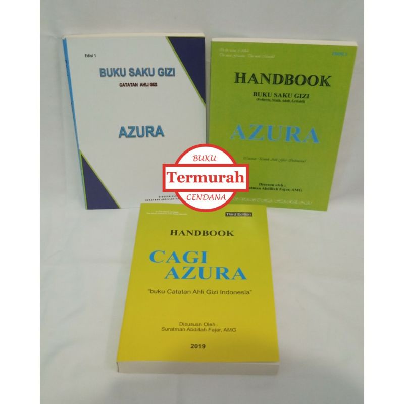 Jual Paket Buku Saku Gizi Azura Edisi 1 2 Dan 3 Shopee Indonesia