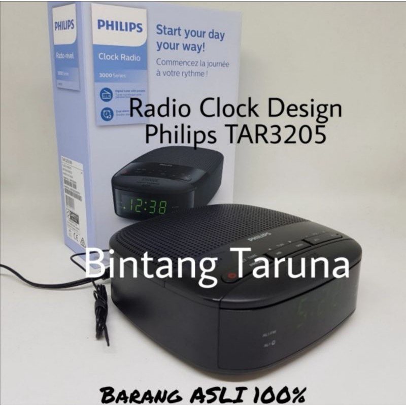 Jual Radio Philips TAR3205 Radio Jam Digital Philips TAR3205 Clock Radio Philips R3205 Shopee